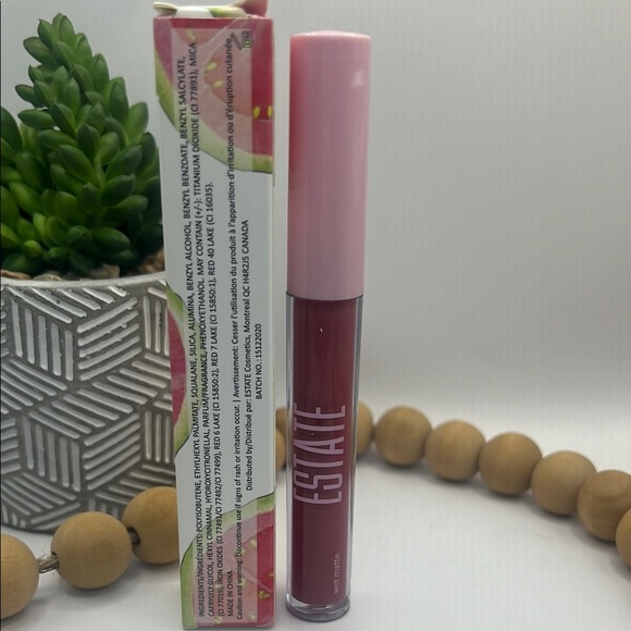 Estate Liquid Matte Lipstick - Shade (deep plum raspberry) - Picture 3 of 7